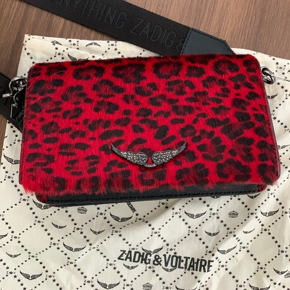 Zadig & Voltaire Lolita Leopard Print Bag - Picture 1 of 9